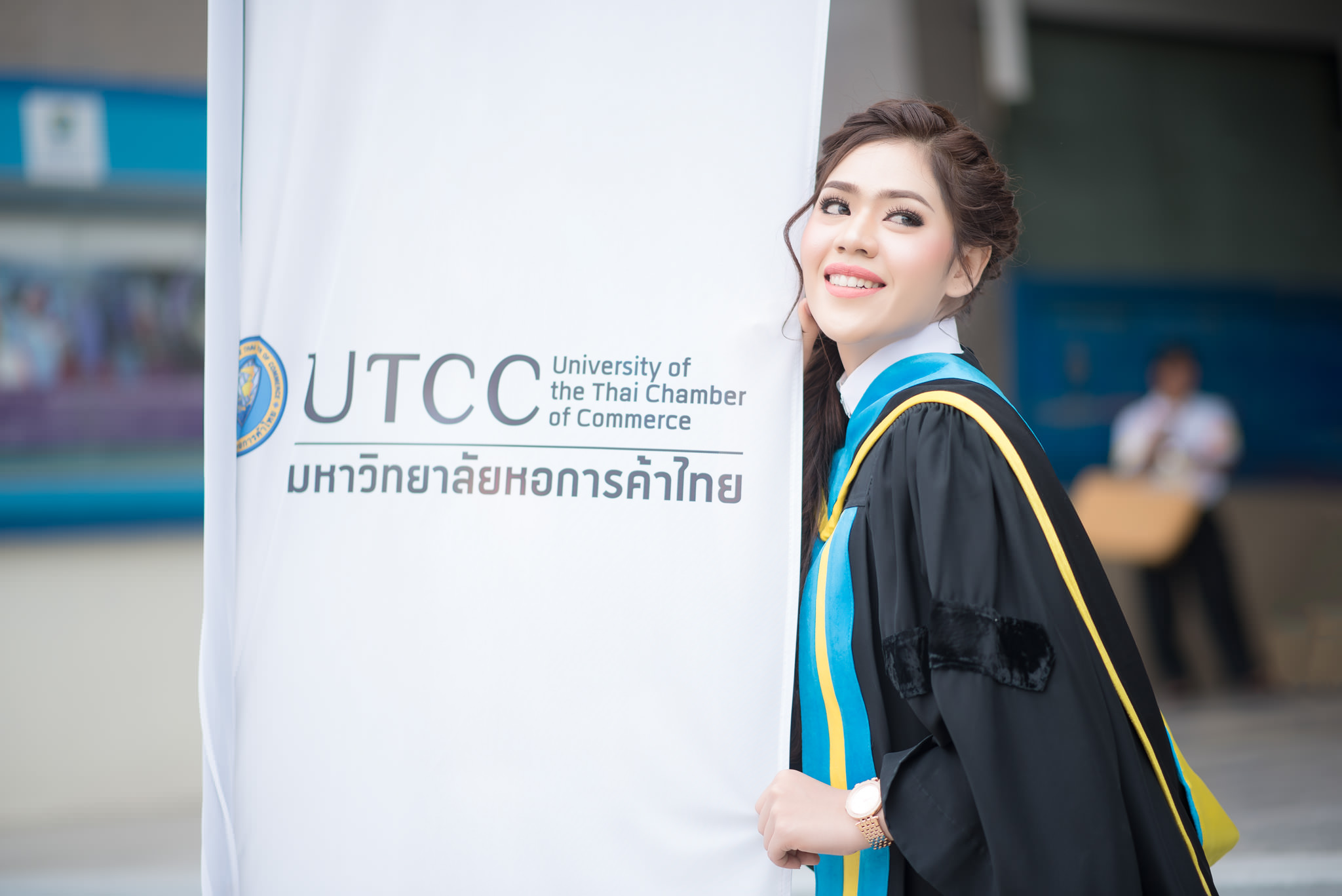 รับถ่ายรูปงานรับปริญญามหาวิทยาลัยหอการค้าไทย