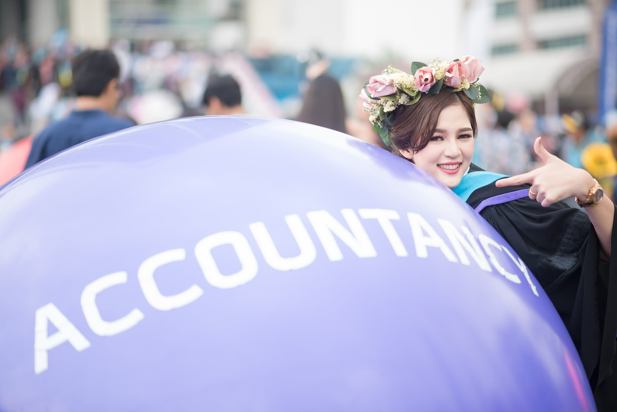 รับถ่ายรูปงานรับปริญญามหาวิทยาลัยหอการค้าไทย