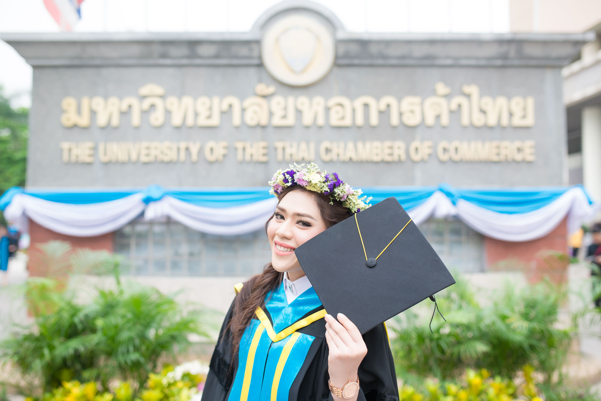 รับถ่ายรูปงานรับปริญญามหาวิทยาลัยหอการค้าไทย