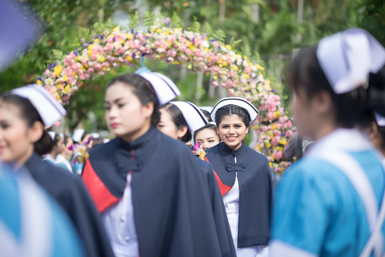 รับถ่ายรูปงานรับปริญญาวิทยาลัยพยาบาล