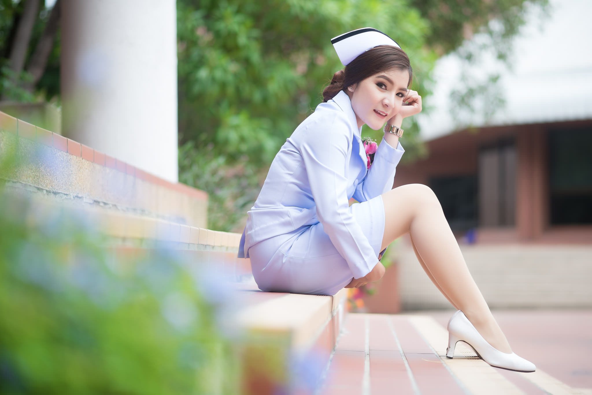 รับถ่ายรูปงานรับปริญญาวิทยาลัยพยาบาล