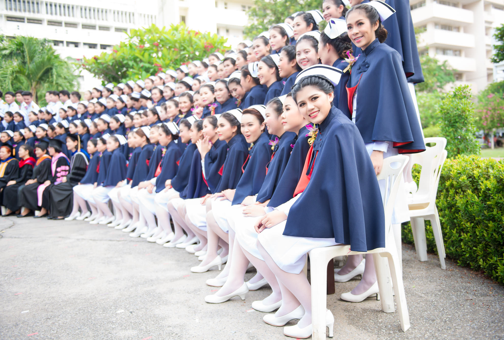 รับถ่ายรูปงานรับปริญญาวิทยาลัยพยาบาล