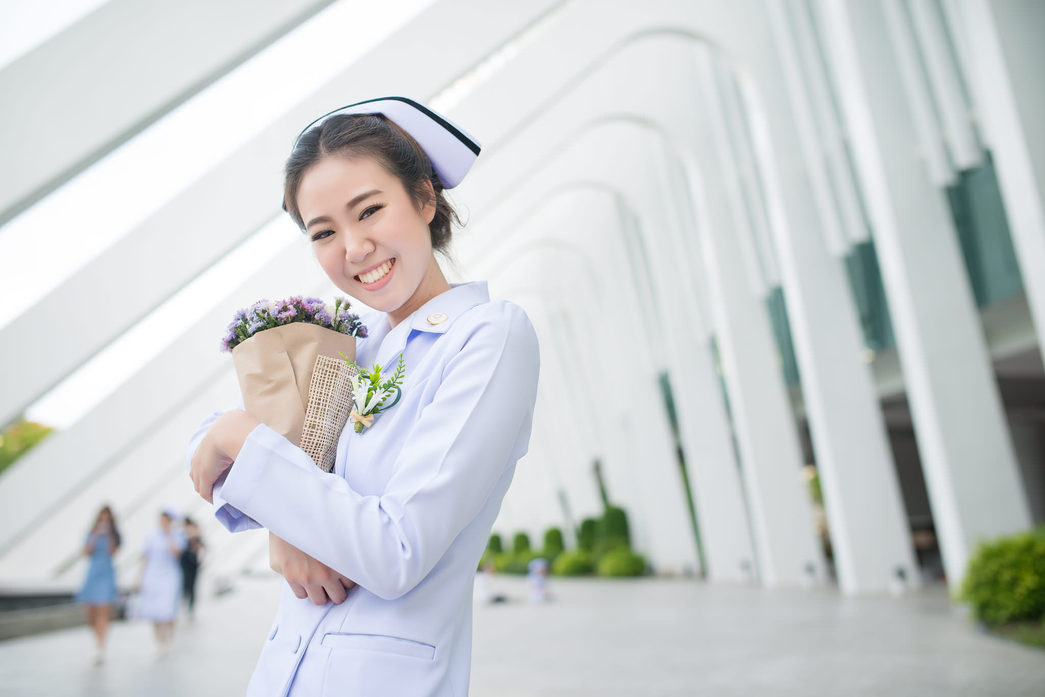 รับถ่ายรูปงานรับปริญญาวิทยาลัยพยาบาล
