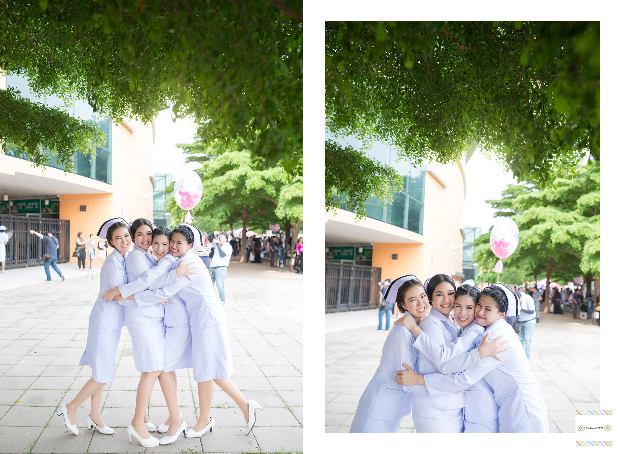 รับถ่ายรูปงานรับปริญญาวิทยาลัยพยาบาล