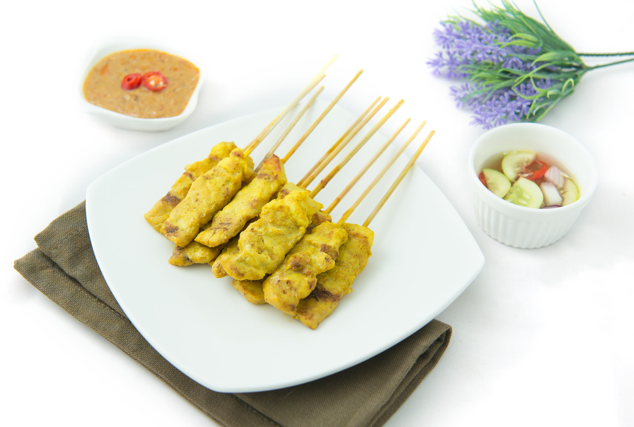 ภาพอาหาร หมูสะเต๊ะ 01